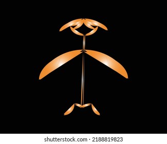 A letter logo vector design template