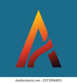 letter A Logo vector design template