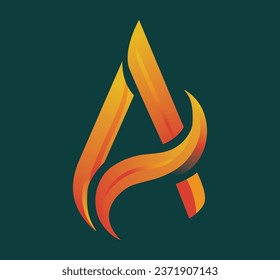 letter A Logo vector design template
