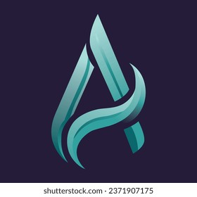 letter A Logo vector design template