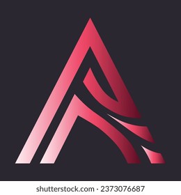 Letter A Logo vector design template