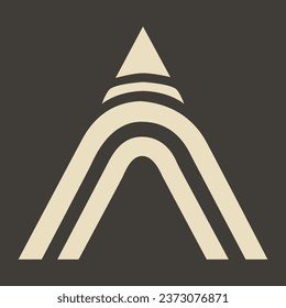 Letter A Logo vector design template