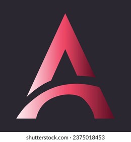 Letter A Logo vector design template
