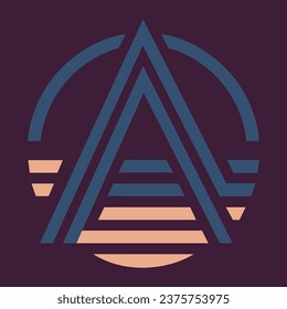 Letter A Logo vector design template