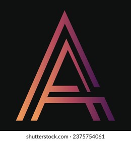 Letter A Logo vector design template