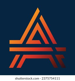 Letter A Logo vector design template