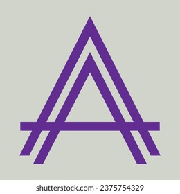 Letter A Logo vector design template