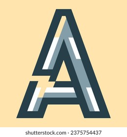 Letter A Logo vector design template