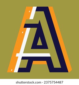 Letter A Logo vector design template
