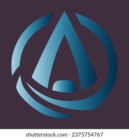 Letter A Logo vector design template