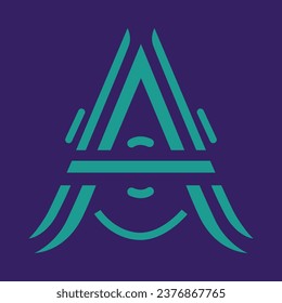 Letter A Logo vector design template