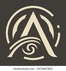 Letter A Logo vector design template