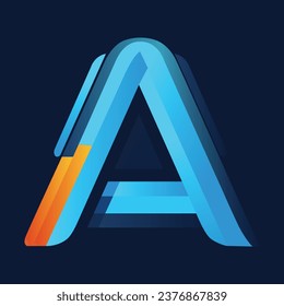 Letter A Logo vector design template