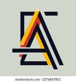 Letter A Logo vector design template