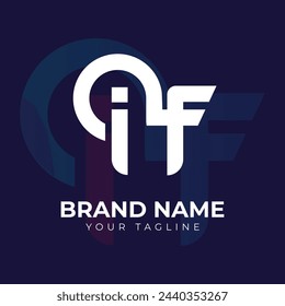 
Letra de logotipo, plantilla de diseño vectorial