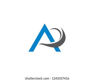 A letter logo vector icon