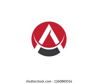 A letter logo vector icon