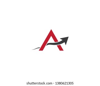 A letter logo vector icon