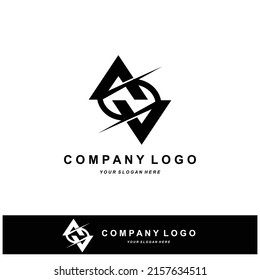 Letter A Logo, Vector icon Alphabet, Initials Company Brand Design illustration