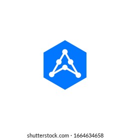 Letter A Vektorillustration Symbol-Download-Vorlage