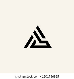 A letter logo vector icon illustration