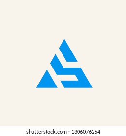 A letter logo vector icon illustration