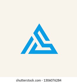 A letter logo vector icon illustration