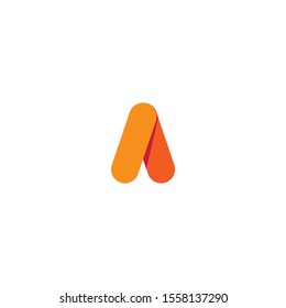  a letter logo vector icon illustration