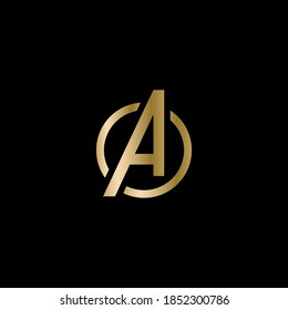 Letter a logo. Vector illustration.