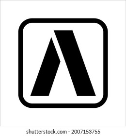 Letter A logo vector illustration 