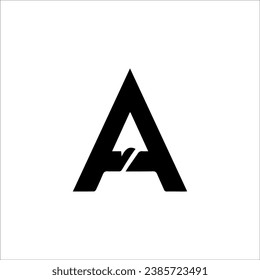A letter logo vector illustration