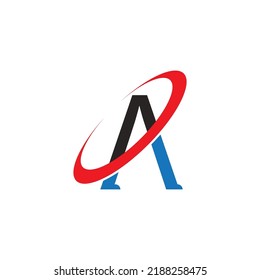 letter A . logo vector illustration template design.