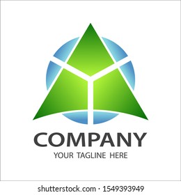 A Letter Logo Vector Illustration With White Background