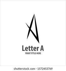 letter a logo vector ilustration