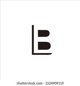 LETTER LOGO VECTOR L, B FOR BRANDS AND COMPANIES