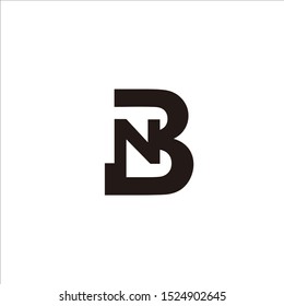 LETTER LOGO VECTOR N, B FOR BRANDS AND COMPANIES