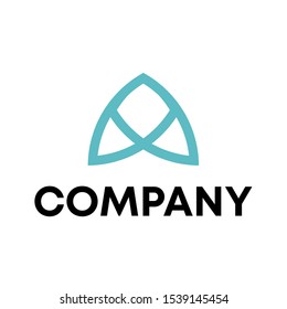 letter A logo vector sign template