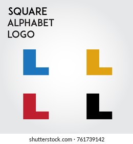 Letter Logo Vector, square logo