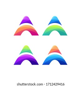 a letter logo vector symbol