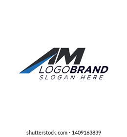 AM Letter Logo Vector template