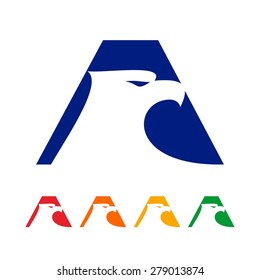 letter logo A vector template