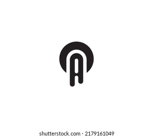 A Letter Logo Vector Template Abstract Monogram Symbol