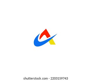 Plantilla de vectores de logotipo de carta Símbolo abstracto de monograma