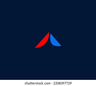 A Letter Logo Vector Template Abstract Monogram Symbol