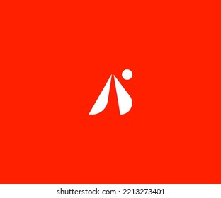 A Letter Logo Vector Template Abstract Monogram Symbol