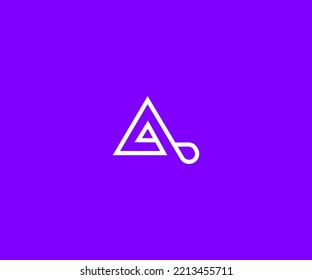 Abstraktes Monogramm-Symbol für ein Letter-Logo