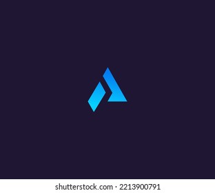Plantilla de vectores de logotipo de carta Símbolo abstracto de monograma