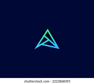 A Letter Logo Vector Template Abstract Monogram Symbol . Usable for Business sport, technology, fashion, digital And future creative logo