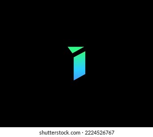 I Letter Logo Vector Template Abstract Monogram Symbol. Usable for Business sport, technology, fashion, digital And future creative logo