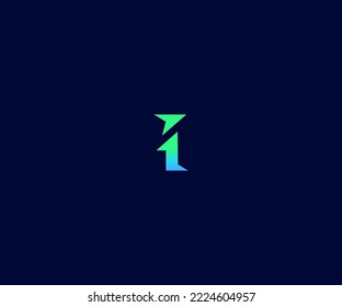 I Letter Logo Vector Template Abstract Monogram Symbol. Usable for Business sport, technology, fashion, digital And future creative logo